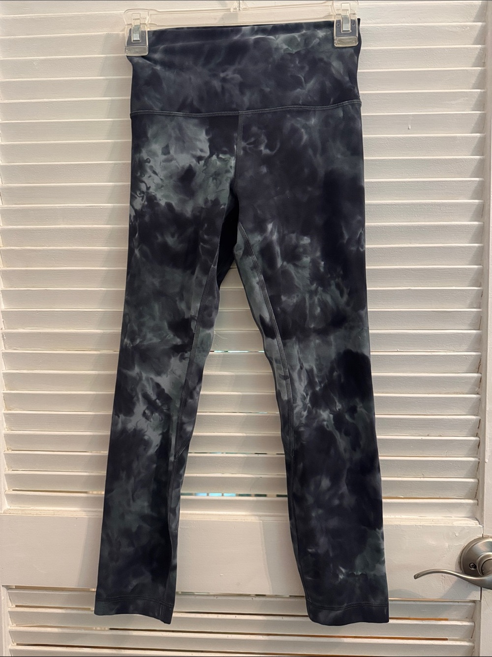 lululemon athletica Marble Tie-Dye Leggings - Black & Gray